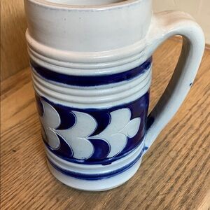 Vintage Blue and White Stoneware